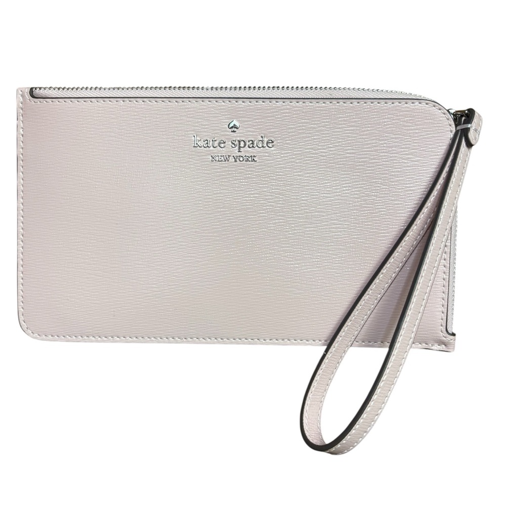 Kate Spade NWOT Pebbled Leather Pink Wristlet